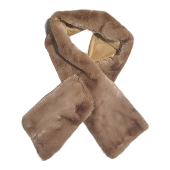 NEW Brown Deluxe Faux Fur Scarf - Picture 4 of 8